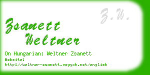 zsanett weltner business card